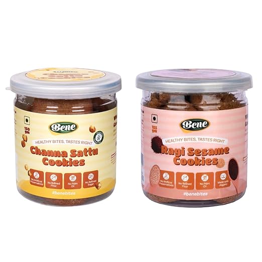 HI CALCIUM MLLET COMBO - Chana sattu & Ragi Cookies